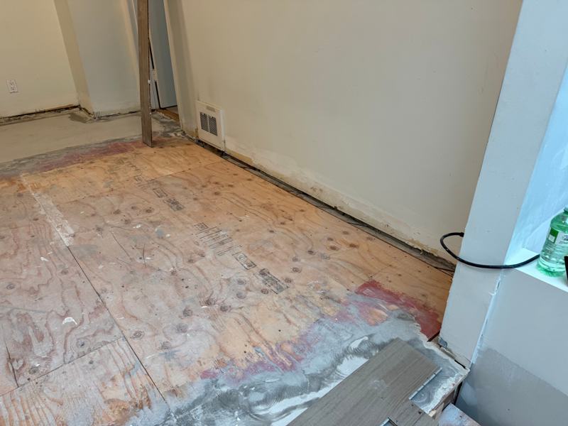 Subfloor before flooring installation, Vancouver &mdash; photo 1