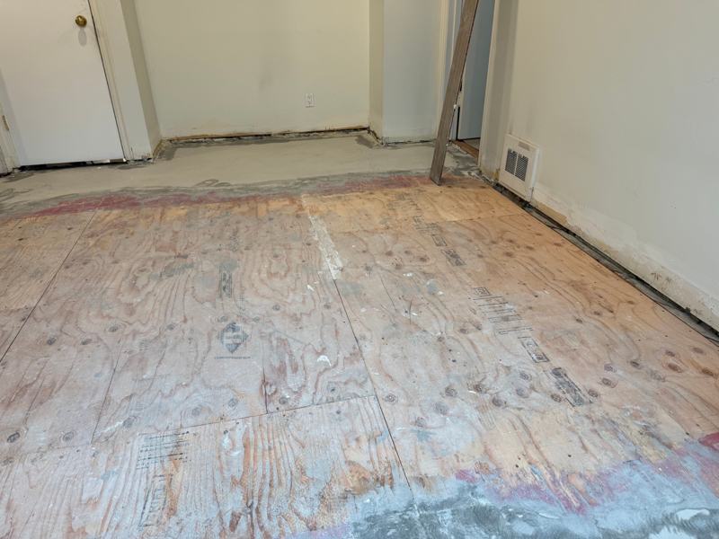 Subfloor before flooring installation, Vancouver &mdash; photo 2