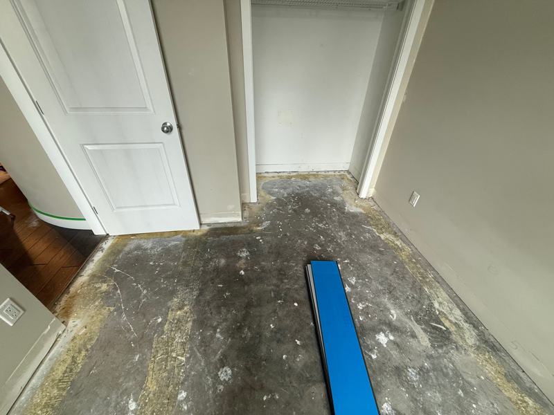 Subfloor before flooring installation, Burnaby &mdash; photo 1