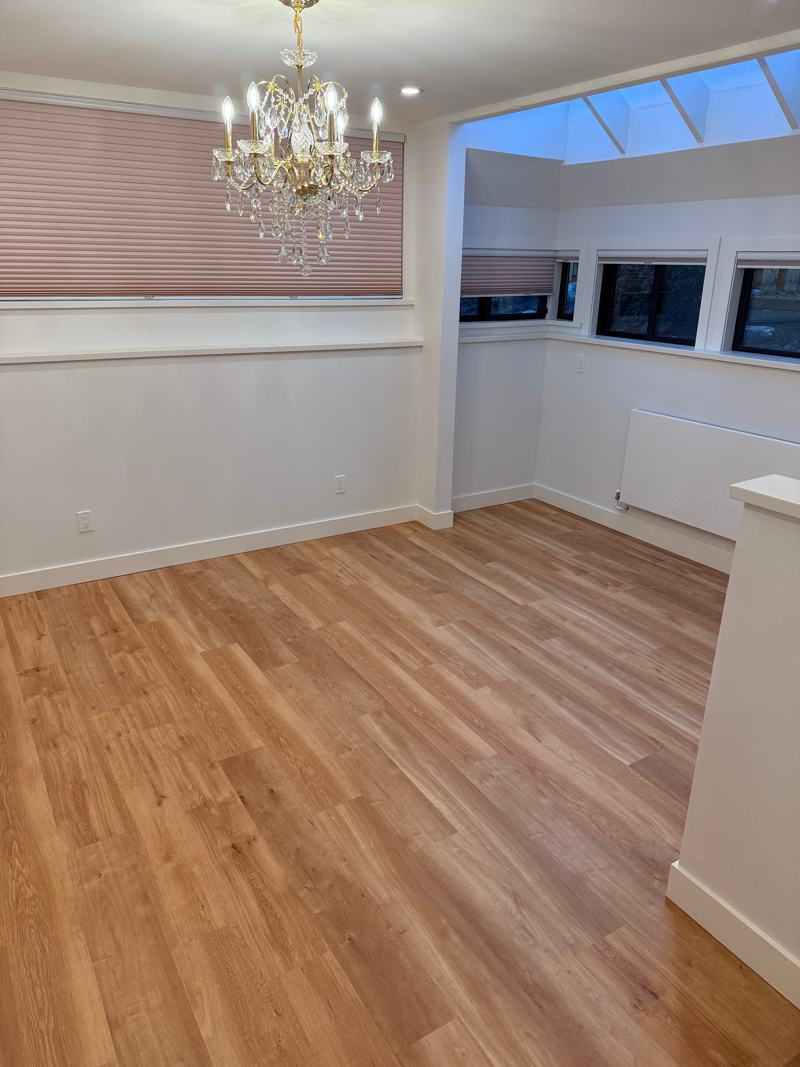Glue-down hardwood floor installed by Craftbuild in Vancouver &mdash; photo 4