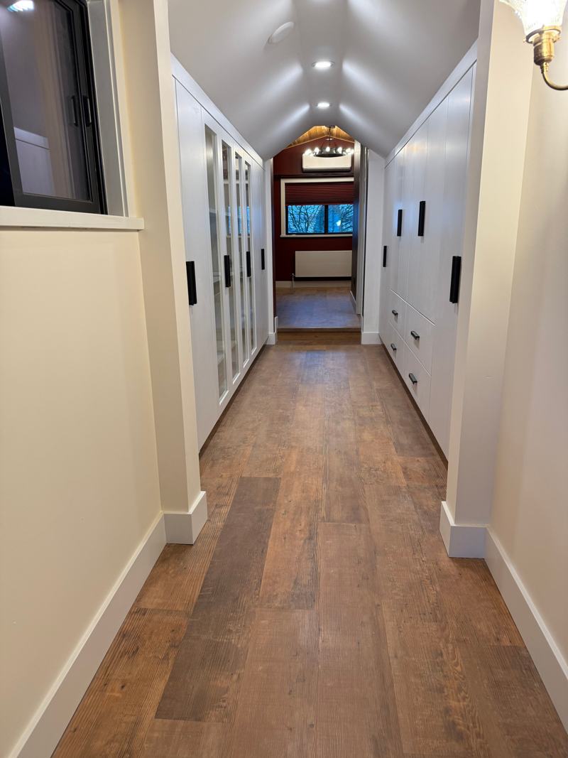 Glue-down hardwood floor installed by Craftbuild in Vancouver &mdash; photo 5