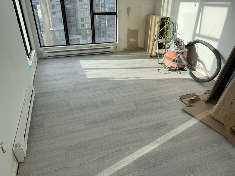 SPC waterproof plank floor after installation, Vancouver &mdash; photo 2