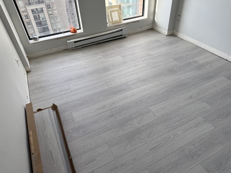 SPC waterproof plank floor after installation, Vancouver &mdash; photo 6