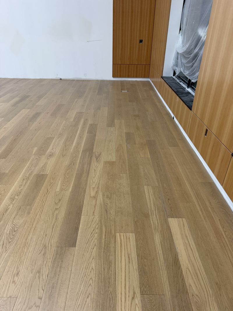 Engineered hardwood glued down by Craftbuild at &Eacute;cole La Vall&eacute;e, Pemberton &mdash; photo 3