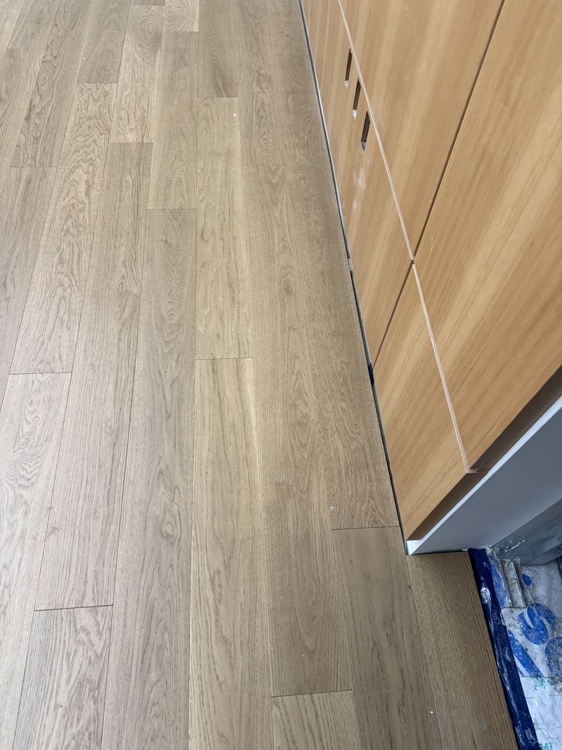 Engineered hardwood glued down by Craftbuild at &Eacute;cole La Vall&eacute;e, Pemberton &mdash; photo 4